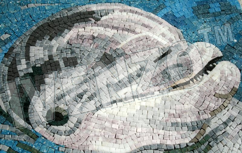 Mosaico AK009 Details delfín 1