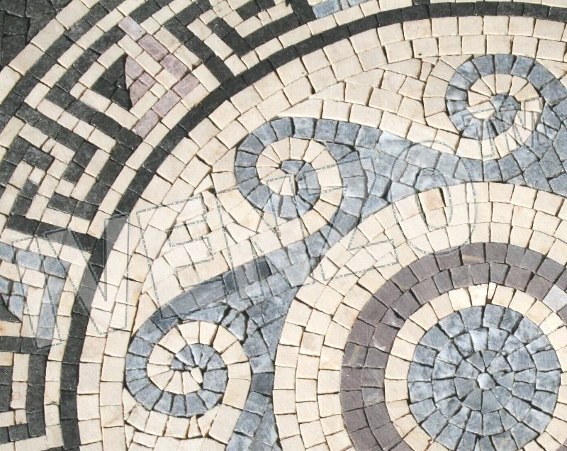 Mosaico CK027 Details alfombra romano 2