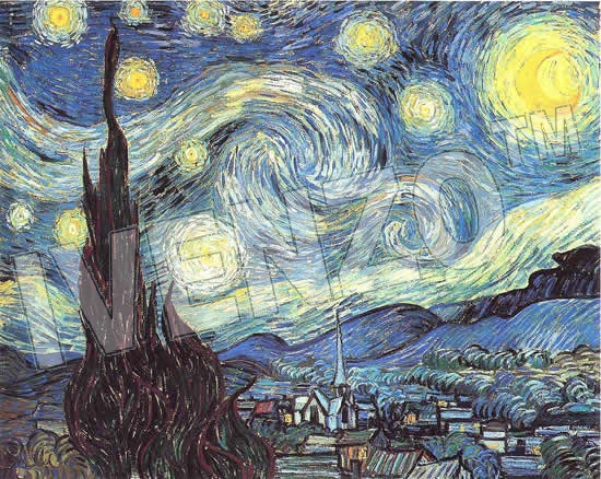 Mosaico FK080 Details Van Gogh: Noche estrellada 1