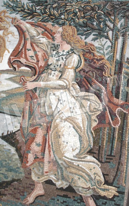 Mosaico FK101 Details Botticelli: El nacimiento de Venus 2