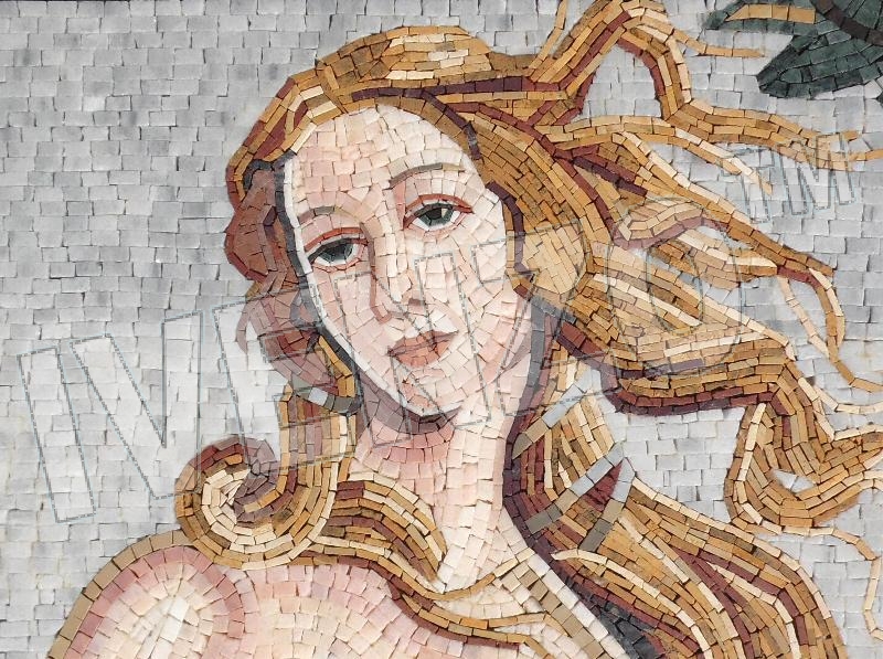 Mosaico FK125 Details Botticelli: El nacimiento de Venus 1