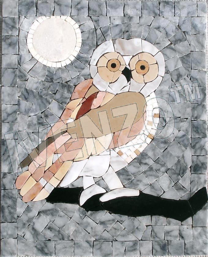 Mosaico AK013 águila domesticada