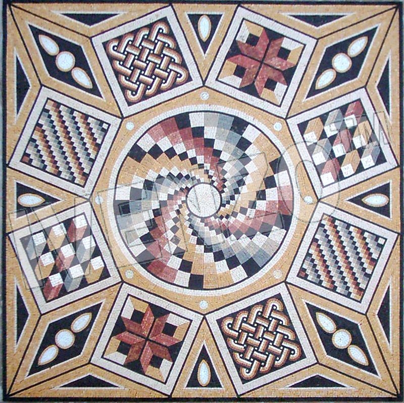 Mosaico CK023 alfombra romano