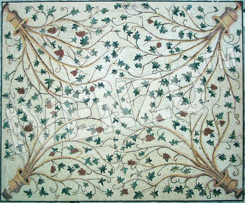 Mosaico CK032 alfombra de flores