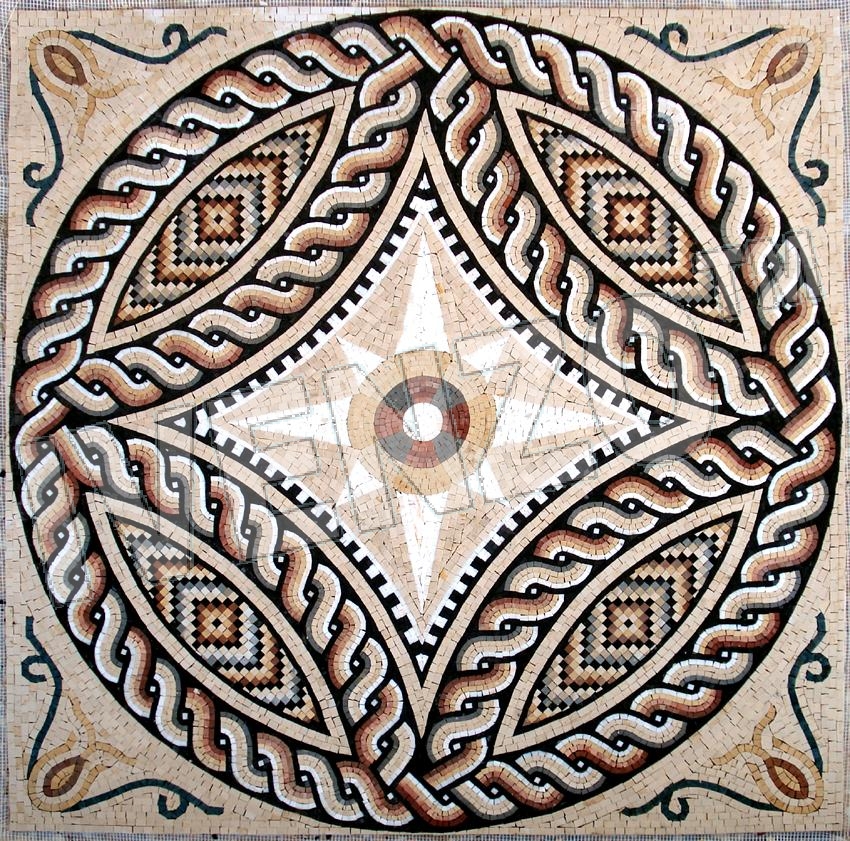 Mosaico CK042 alfombra romano