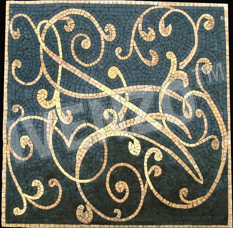 Mosaico CK056 alfombra de flores