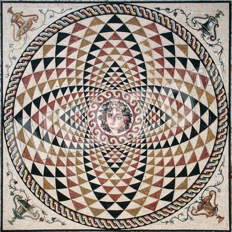 Mosaico CK057 Cabeza de Dionisio de Corinto
