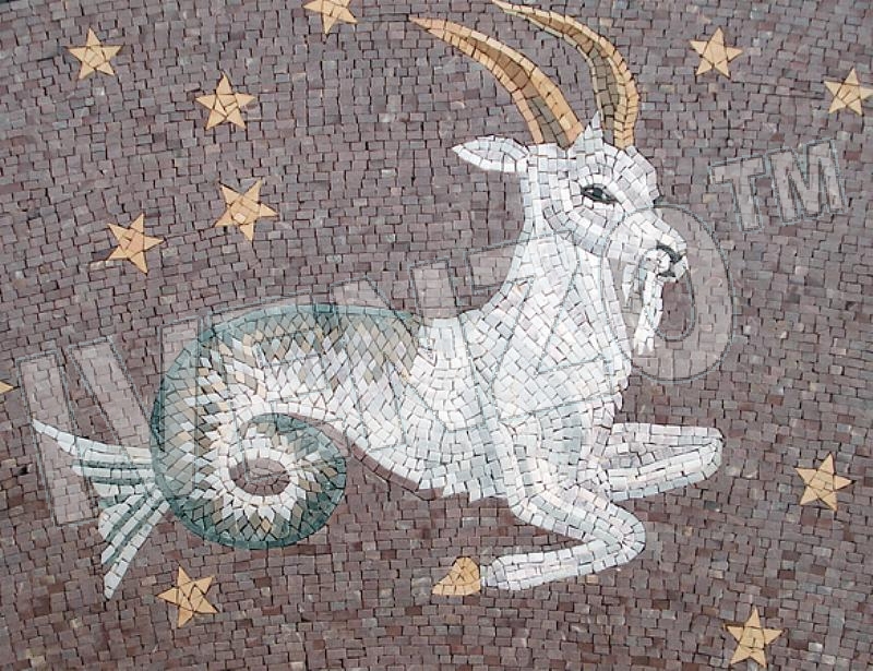 Mosaico FK016 signo del zodíaco capricornio