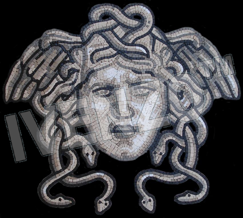 Mosaico FK024 Medusa Fuente Apolo Madrid