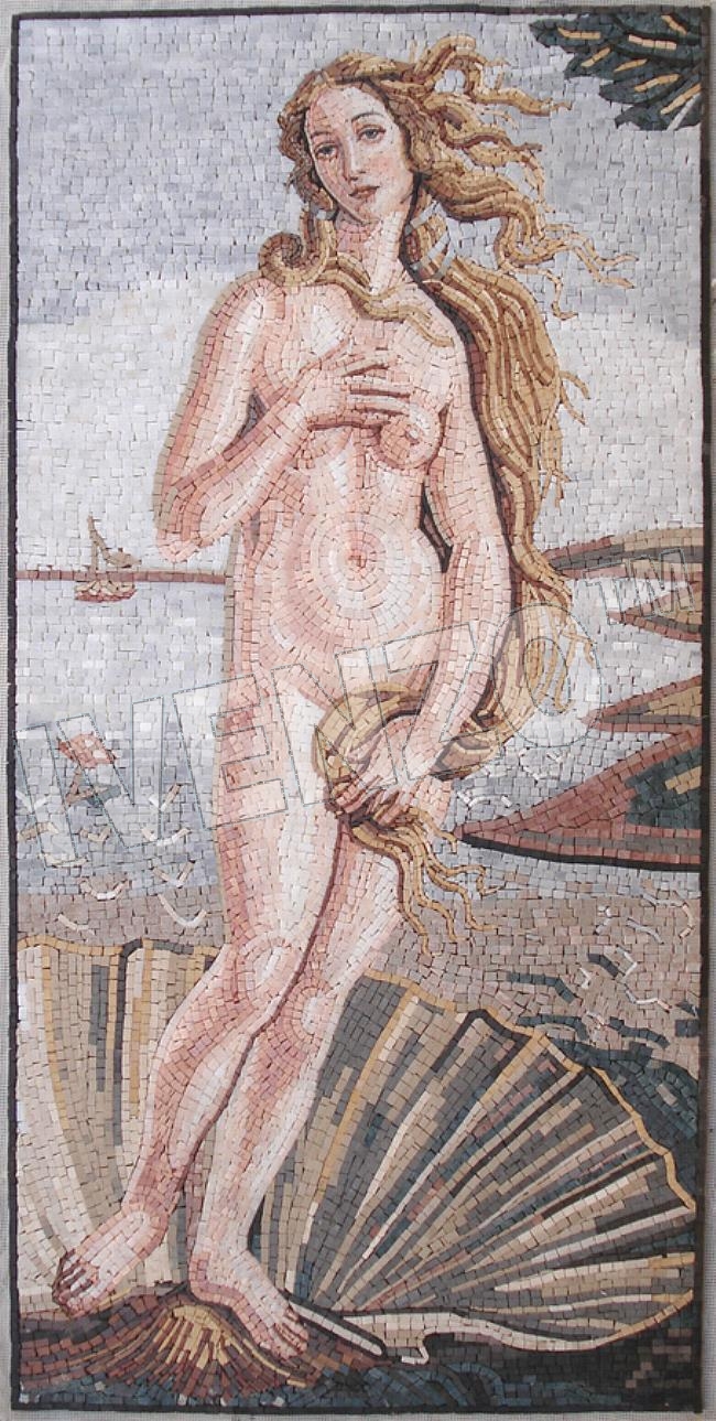 Mosaico FK029 Botticelli: El nacimiento de Venus