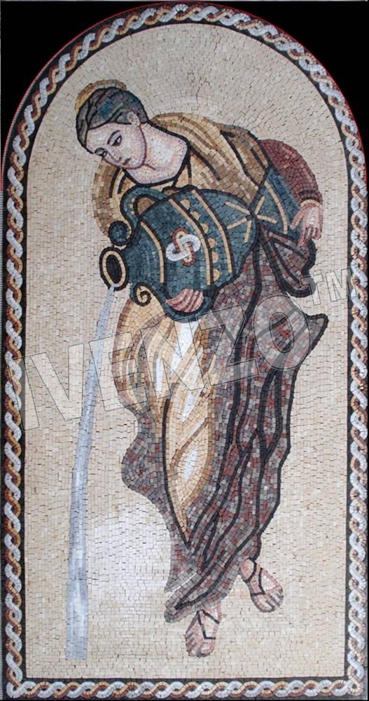 Mosaico FK051 Mujer con jarra