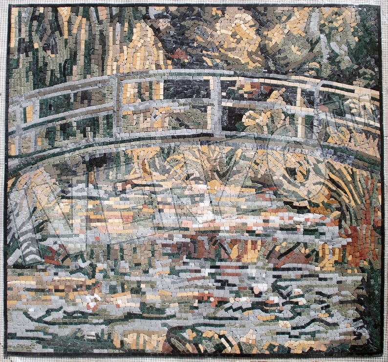 Mosaico FK060 Monet: Lily estanque