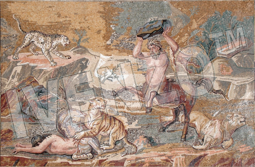 Mosaico FK113 Mosaico de centauros
