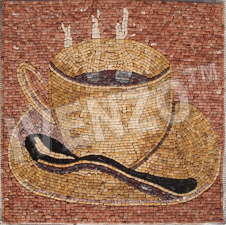 Mosaico GK006 Una taza de caf