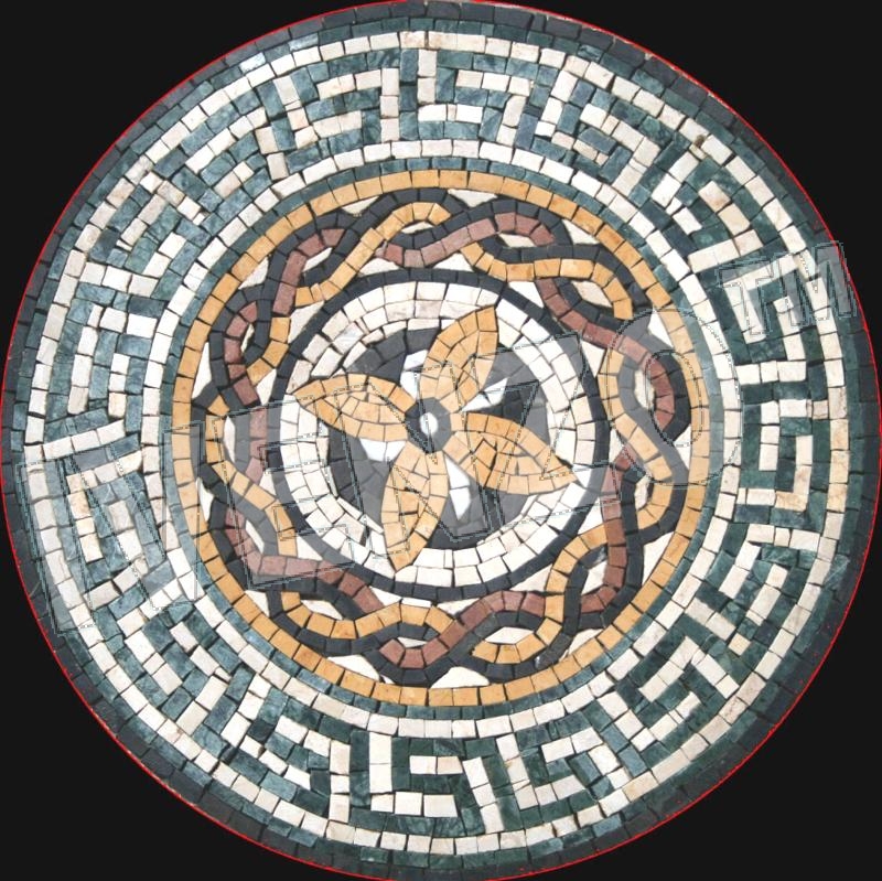 Mosaico MK071 medallón romano