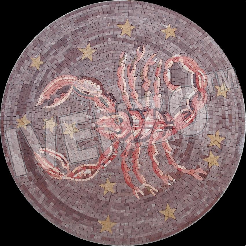 Mosaico MK079 signo del zodíaco escorpio