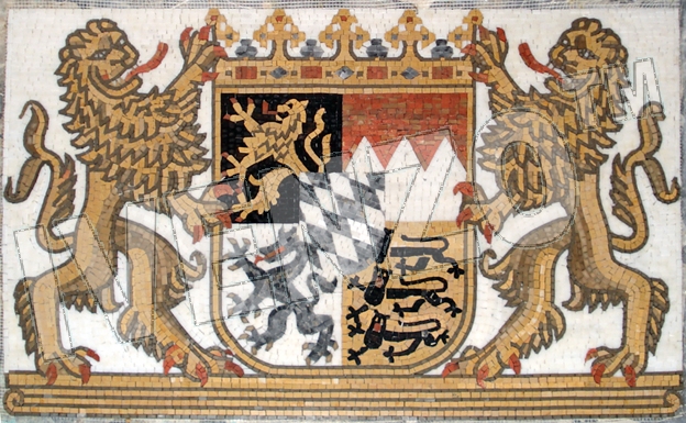 Mosaico ST003 Escudo de Armas Baviera
