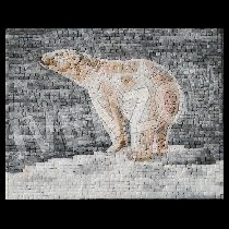 Mosaico oso polar