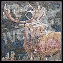 Mosaico ciervo