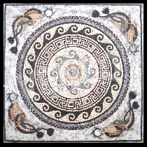 Mosaico alfombra romano