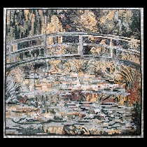 Mosaico Monet: Lily estanque