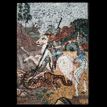 Mosaico Rafael: San Jorge
