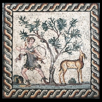 Mosaico Diana, diosa de la caza
