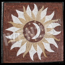 Mosaico Sol-luna-estrellas