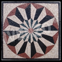 Mosaico diseño con estrellas