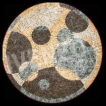 Mosaico círculos multicolores