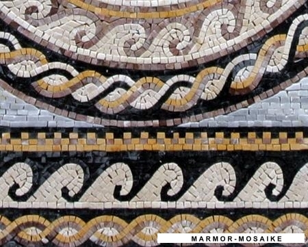 Mosaico CR201 Details alfombra con delfines 2