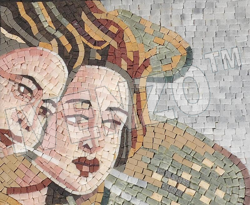 Mosaico FK125 Details Botticelli: El nacimiento de Venus 2