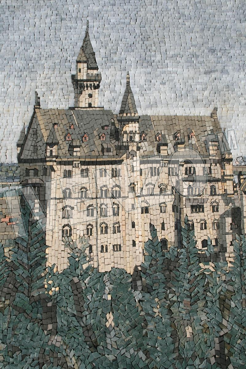 Mosaico LK005 Details Castillo de Neuschwanstein 1