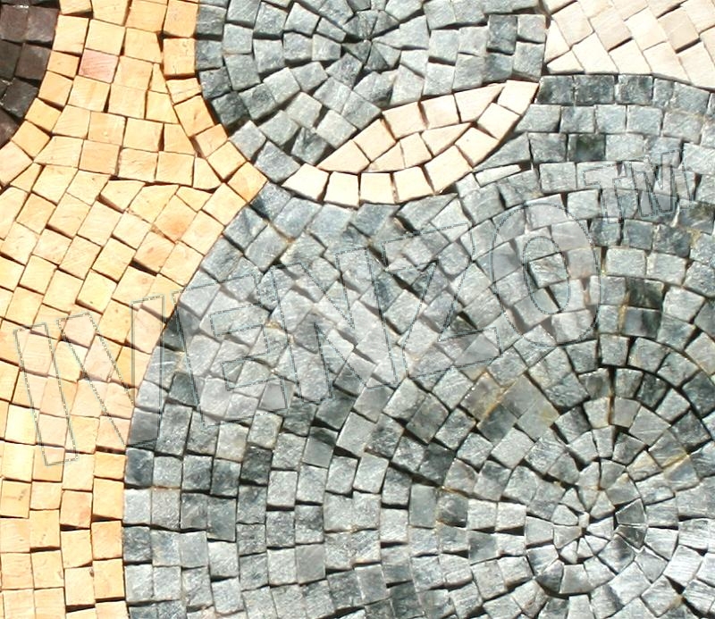 Mosaico MK067 Details círculos multicolores 1