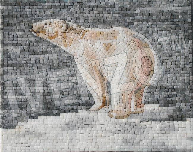 Mosaico AK003 oso polar