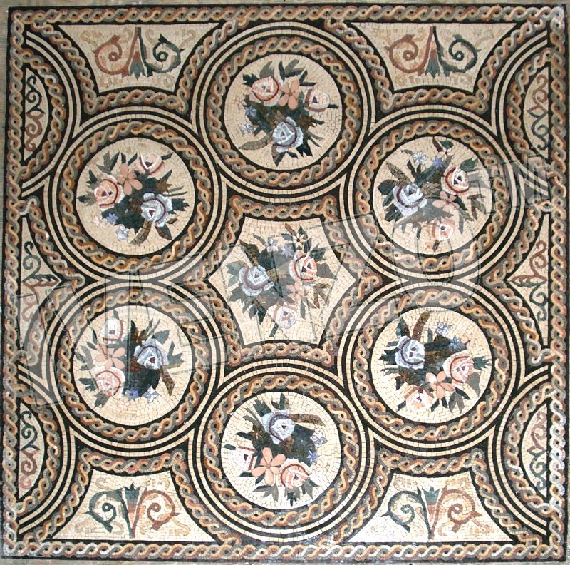 Mosaico CK012 alfombra de flores