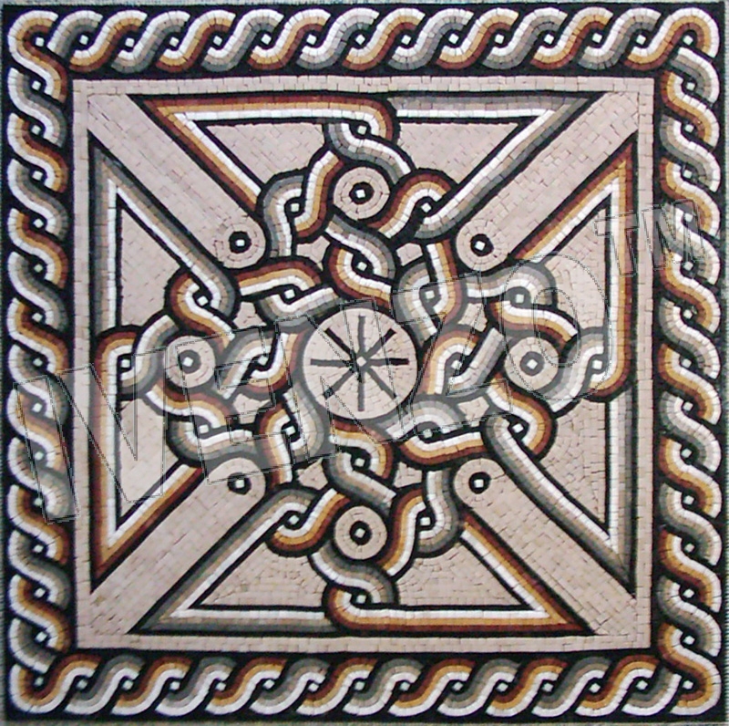 Mosaico CK017 alfombra romano