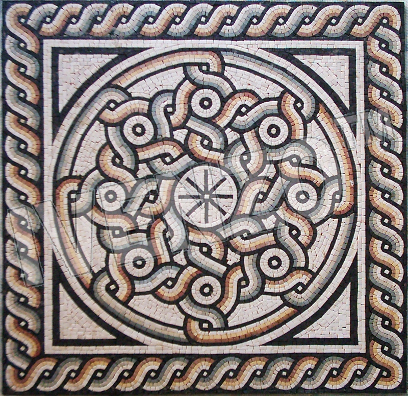 Mosaico CK019 alfombra romano