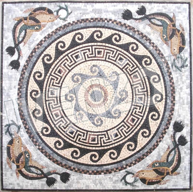 Mosaico CK027 alfombra romano