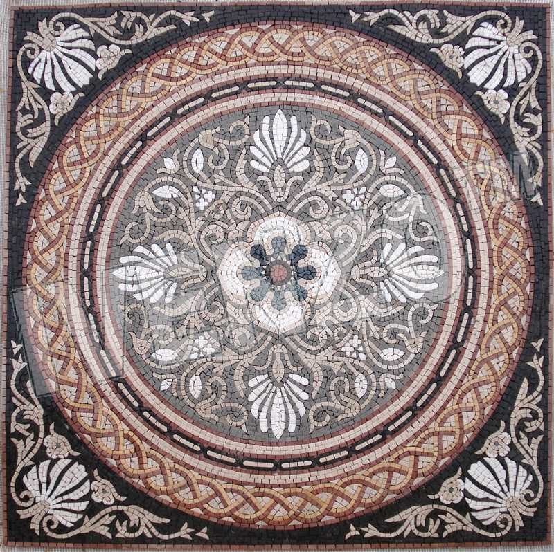 Mosaico CK034 alfombra cuadrada