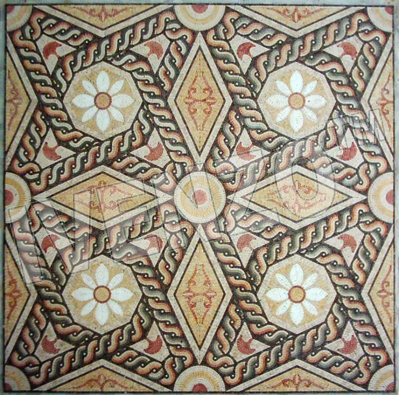 Mosaico CK043 alfombra romano