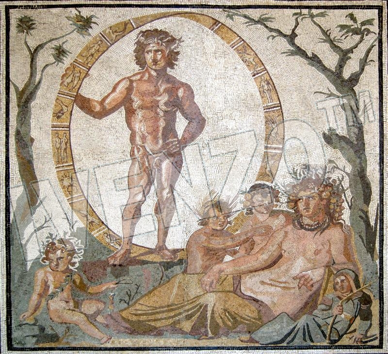 Mosaico FK026 Aion, el dios de la eternidad