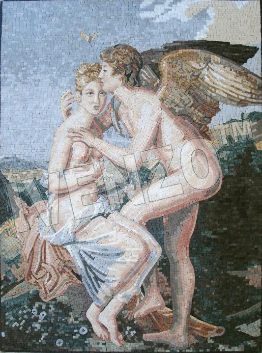 Mosaico FK042 Gérard: Cupido y Psique