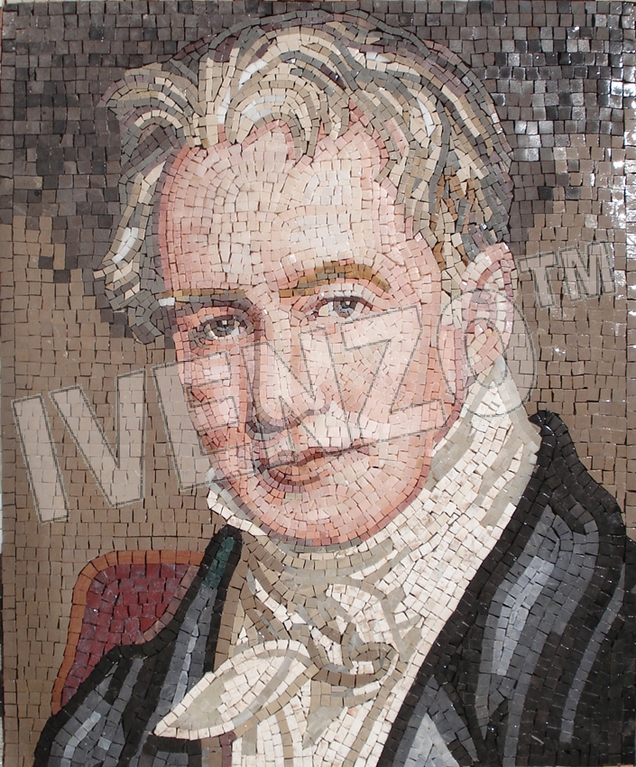 Mosaico FK077 Retrato de Alexander von Humboldt
