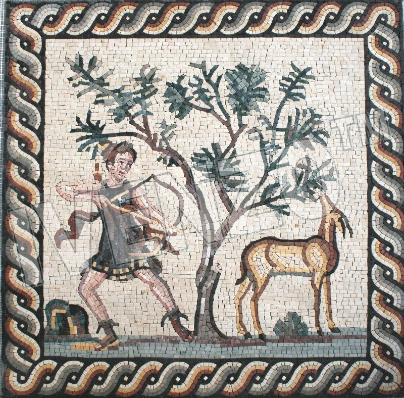 Mosaico FK089 Diana, diosa de la caza