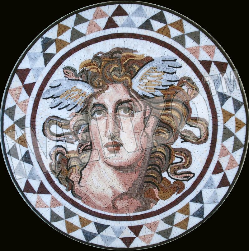 Mosaico FK105 Medusa de Atenas