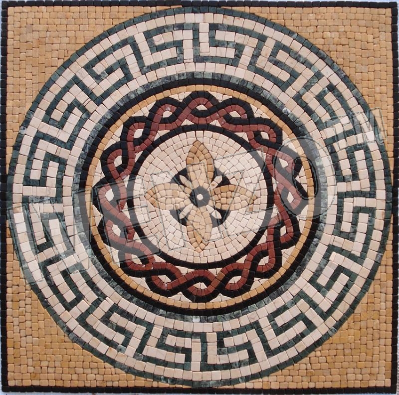 Mosaico GK069 Griega-romana medallón