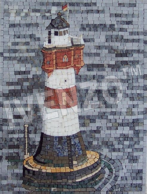 Mosaico LK003 Faro Roter Sand