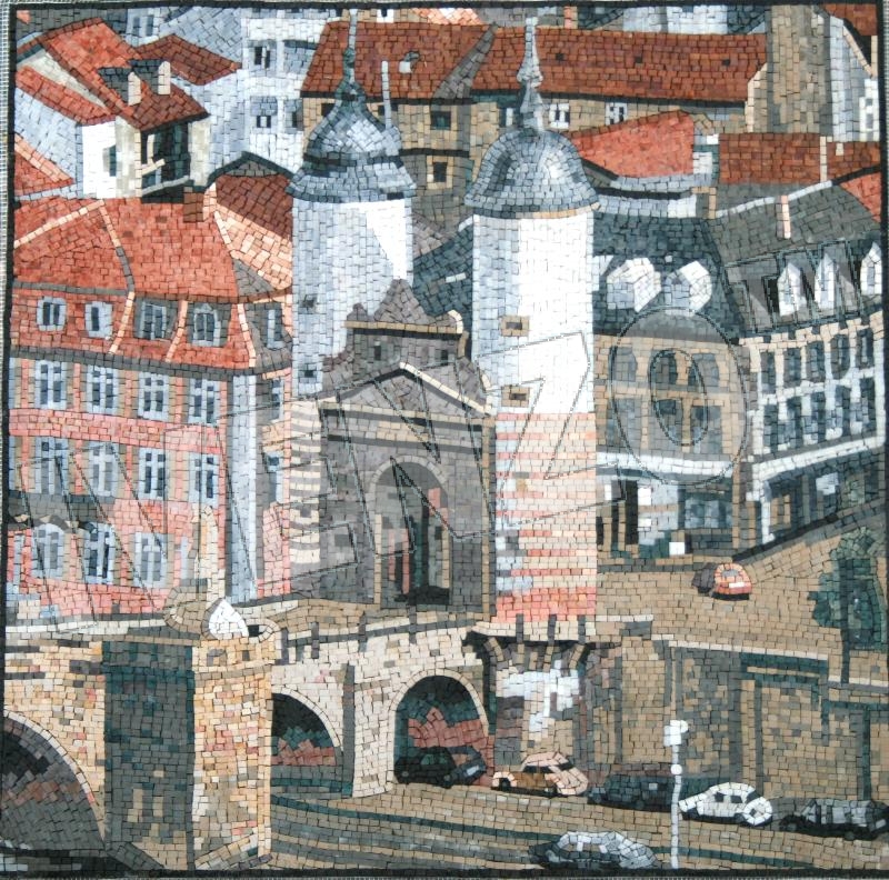 Mosaico LK008 Panorama parte de Heidelberg