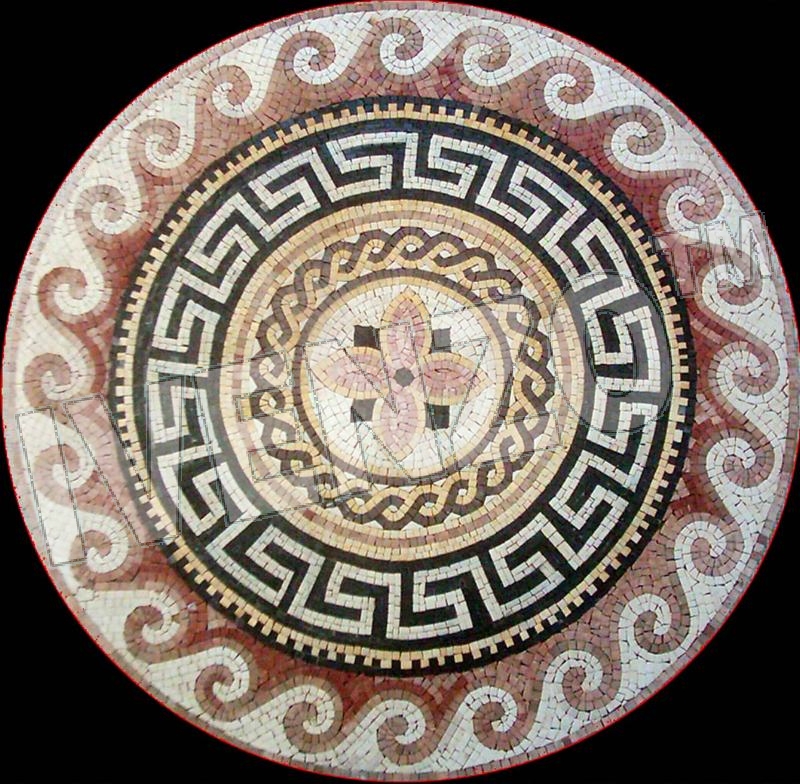 Mosaico MK029 griega-romana medallón
